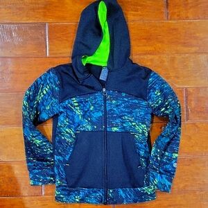 Kids Black and Green Hoodie
